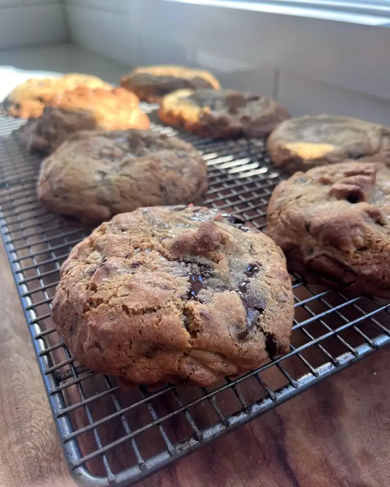 Big Bold Choc Chip Cookies