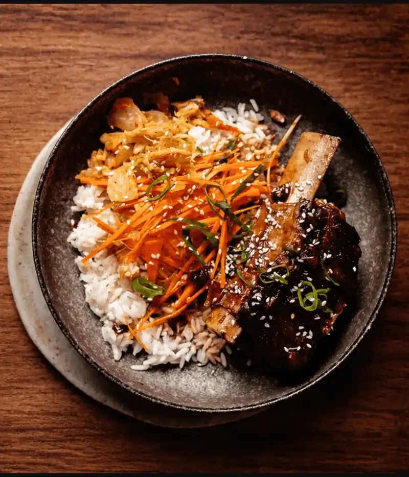 Korean Slow-Cooked Short Ribs